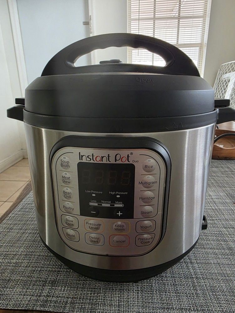 Instant Pot Olla Multicocina 7 en 1 Dúo de 8 Cuartos, Cocción a Presión, Cocción Lenta y Más, Acero Inoxidable
