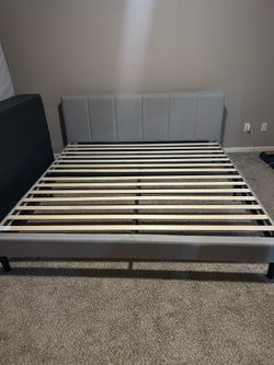 USB King Charging Headboard & Frame