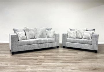 Brand new ! Loveseat + Sofa Set For Sale - Quick Shipping + $0 Down