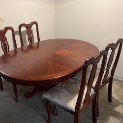 Dining Table With 4 Chairs