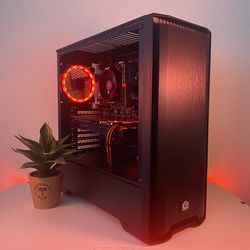 🔴 Black/Red Gaming PC Computer 🔴 | Windows 11, AMD Ryzen | Fortnite, Valorant, Rainbow 6, And More!