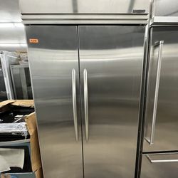 Kitchen Aid Side By Side Built In 42” Refrigerator Stainless Steel