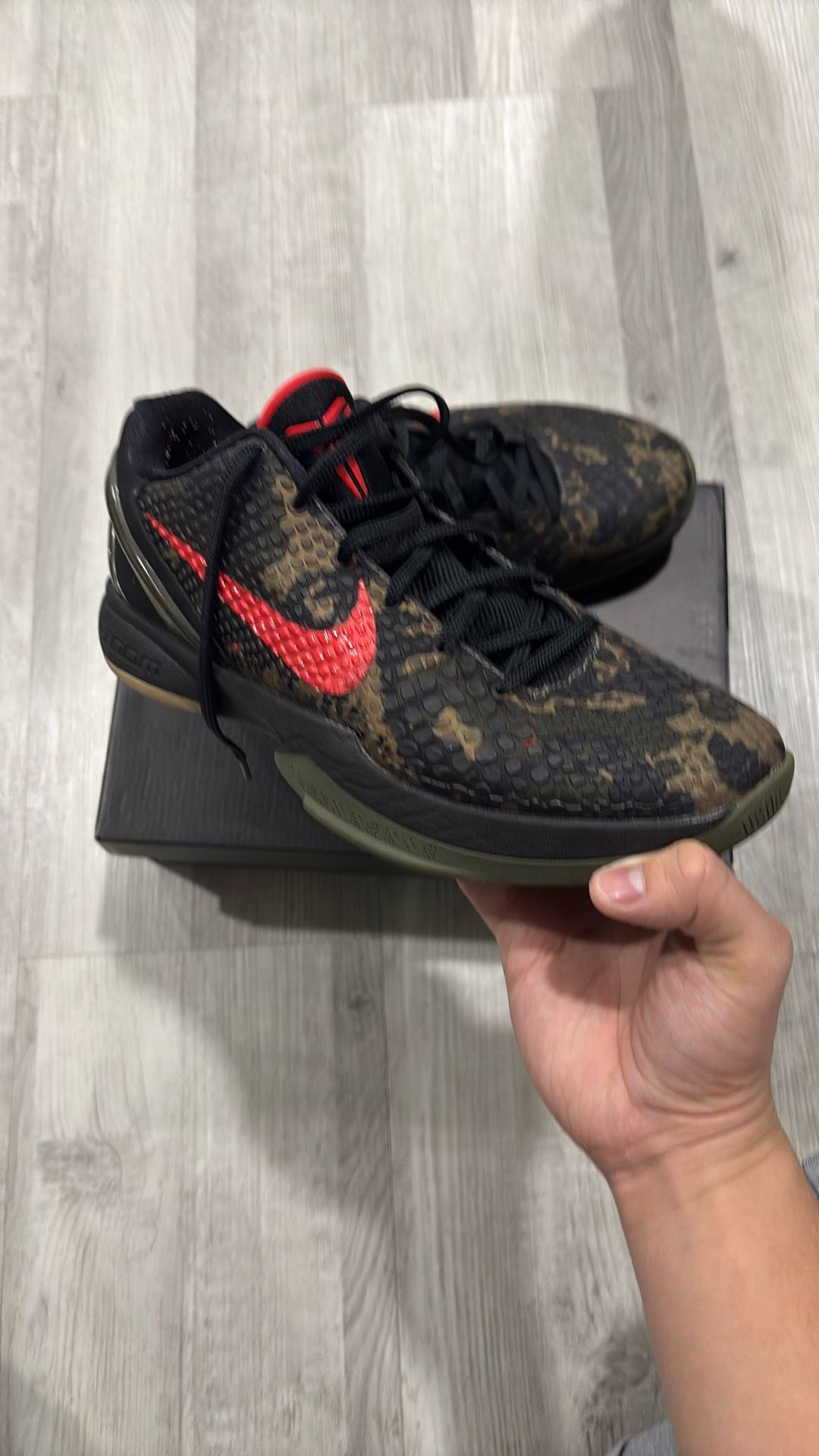 Nike Kobe 6 Protro Italian Camo Men’s Size 10