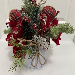 Artificial Christmas Arrangement 14”H