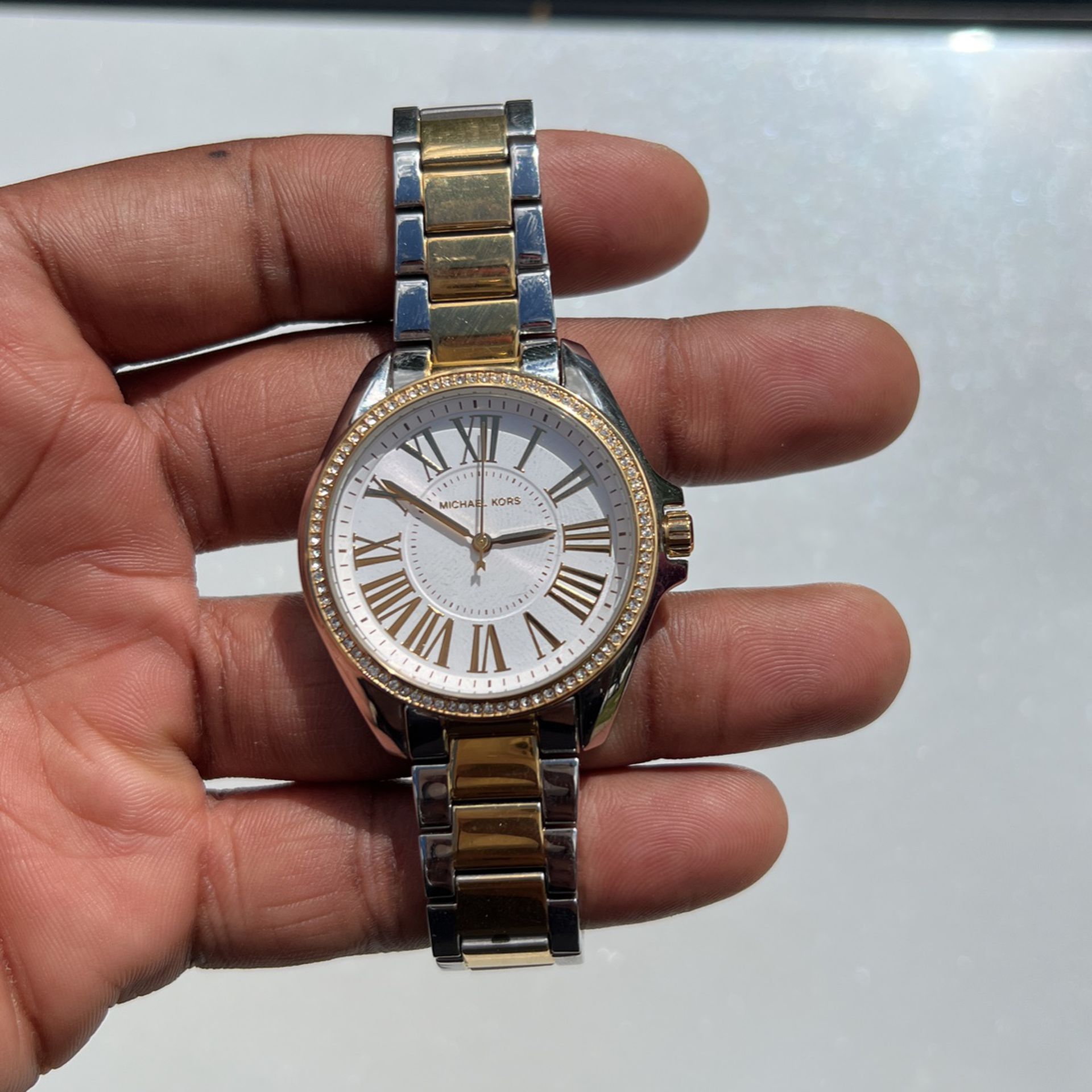 Two tone Micheal Kors Watch