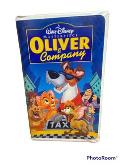 Walt Disney Masterpiece Oliver And Company Vhs Tape