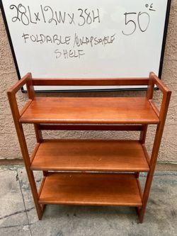 Collapsible shelf. One left