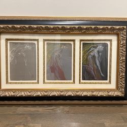 Salvador Dali - The Furies framed set gallery certificate original