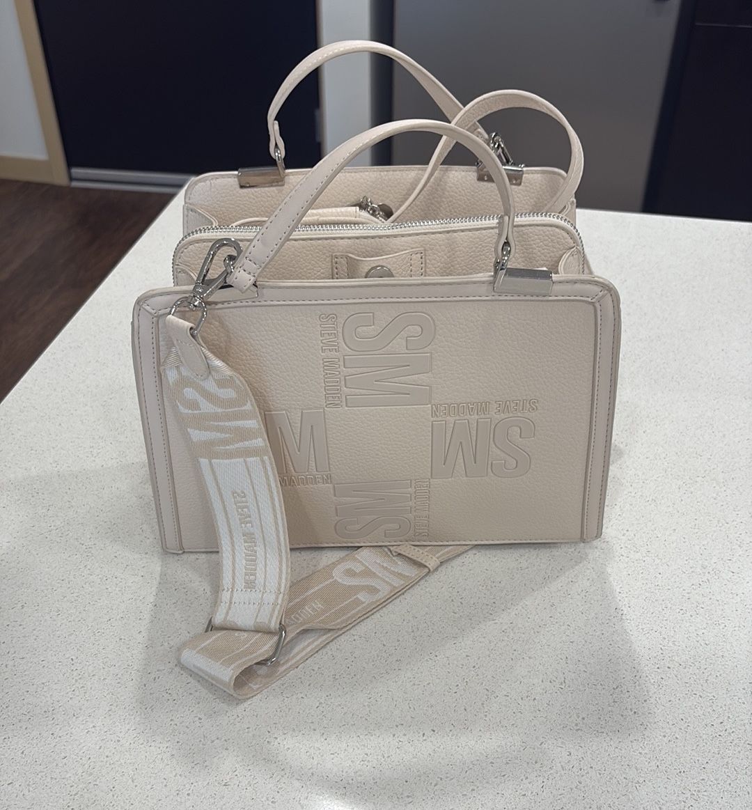 New Steve Madden Beige Bag