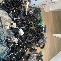 assorted cords and wires