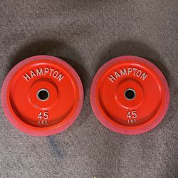 45lb Hampton Olympic Bumper Plate Pair