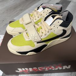 Size 9.5 - Travis Scott x Jordan Jumpman Jack TR Bright Cactus Brand New