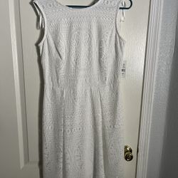 White Lacy Dress 