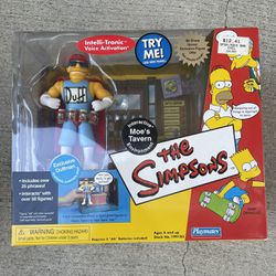 The Simpsons Duffman Vintage Toy With Moes Tavern Interactive 