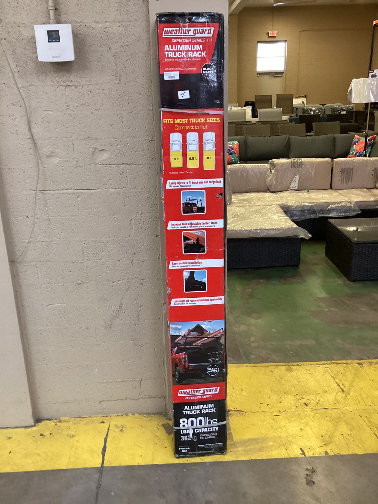 (New) Weather Guard 800 lbs. Load Capacity Black Universal Truck Ladder Rack