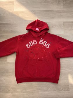 Sp5der 555 Red Hoodie
