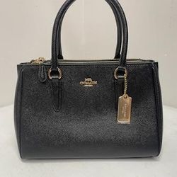 Sold Out Coach Mini Surrey Carryall Color Black