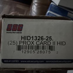 Access control lots of proximity card readers request to exit push buttons HID cards, etc.