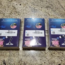 3× Wireless Digital Microscope Handheld USB HD Inspection Camera 50x-1000x Magnification with Stand Compatible with iPhone, iPad, Android