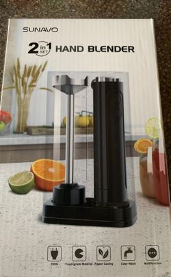 Sunavo 2 in 1 hand blender