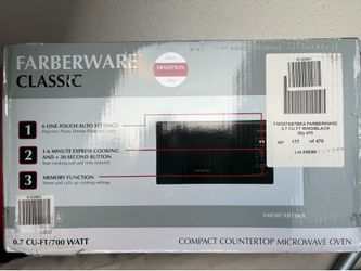 Brand New Black Faberware Microwave