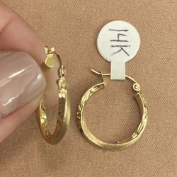 14k Gold Earrings 