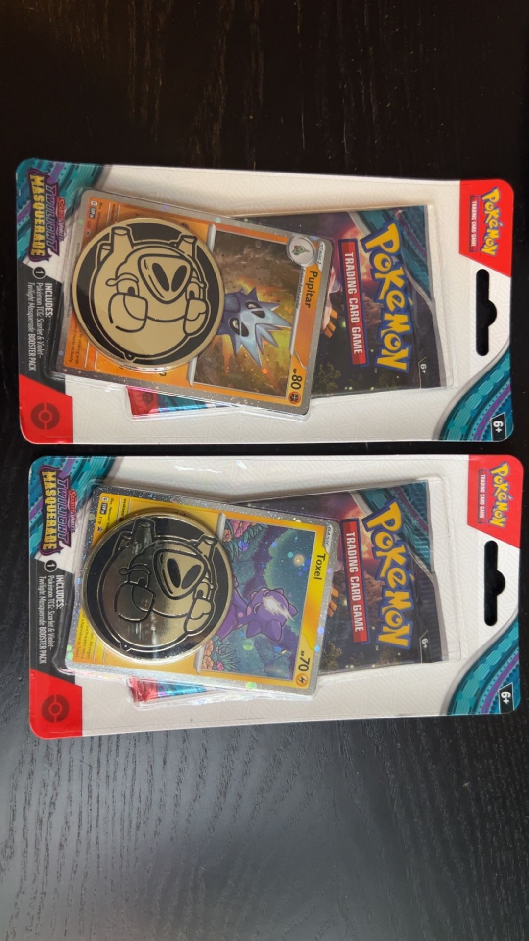 Pokemon SV6 Twilight Masquerade Checklane Blister Booster Packs Set of 2 SEALED!