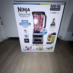 Ninja BN751 Professional Plus DUO Blender, 1400 Peak Watts, 3 Auto-IQ Programs for Smoothies, Frozen Drinks & Nutrient Extractions, 72-oz. Total Crush