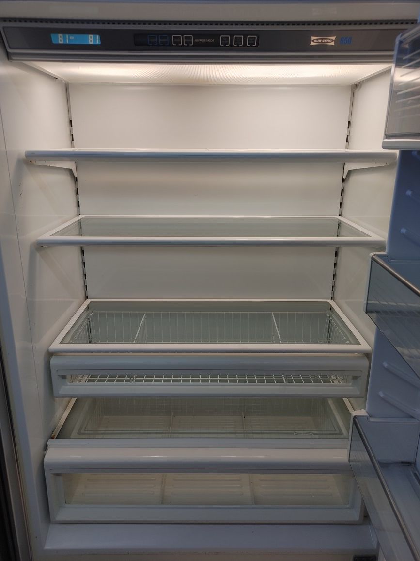 Sub Zero 36" stainless steel built in French door refrigerator