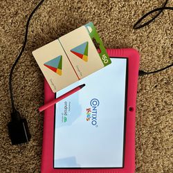 NEW contixo Kids Tablet W/case, Stylus And $100 Google Play
