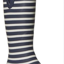 Joules stripped rain boots size 36 euro Us 5