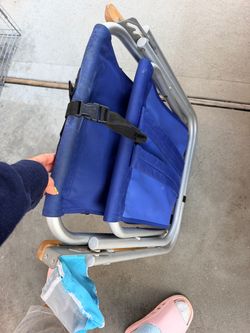 Folding Beach Chair with Backpack Straps