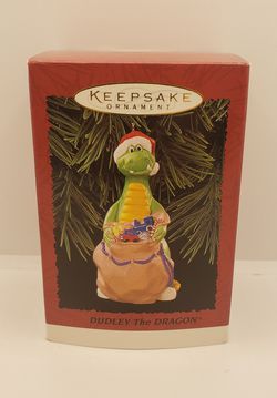 Vintage 1995 Dudley the Dragon Hallmark Keepsake Christmas 🎄 ornament