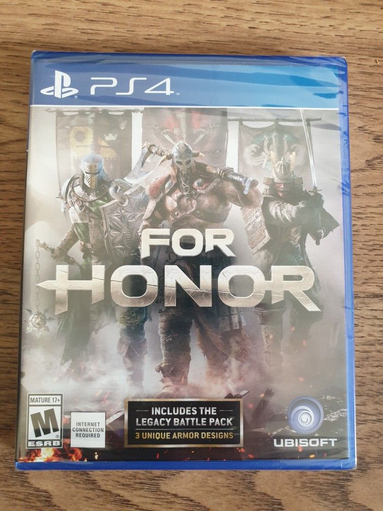 For Honor PS4 Includes THE LEGACY BATTLE PACK (Playstation 4) New Sealed