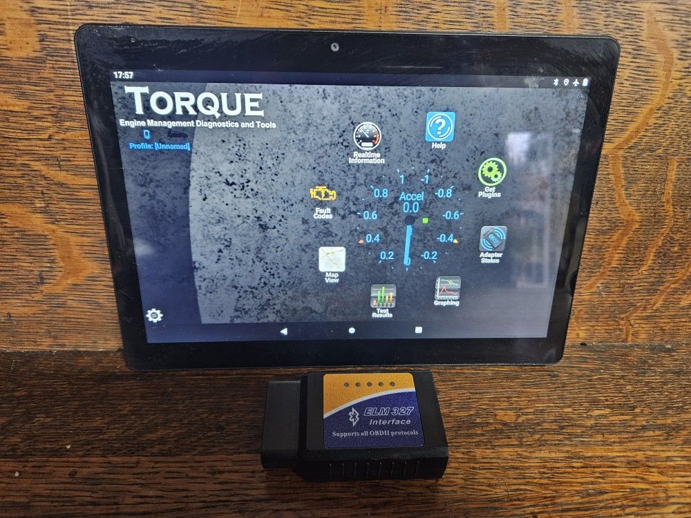 OBII sensor and tablet