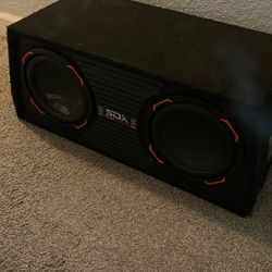 Car Bass Subwoofer Built-In Amplifier