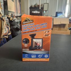 New Open Box Armor All 1080P Dual Dash Camera 4" LCD Screen
