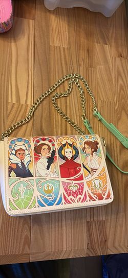 Loungefly Star Wars Printed Shoulder Bag Chain Strap - Women of Star Wars
