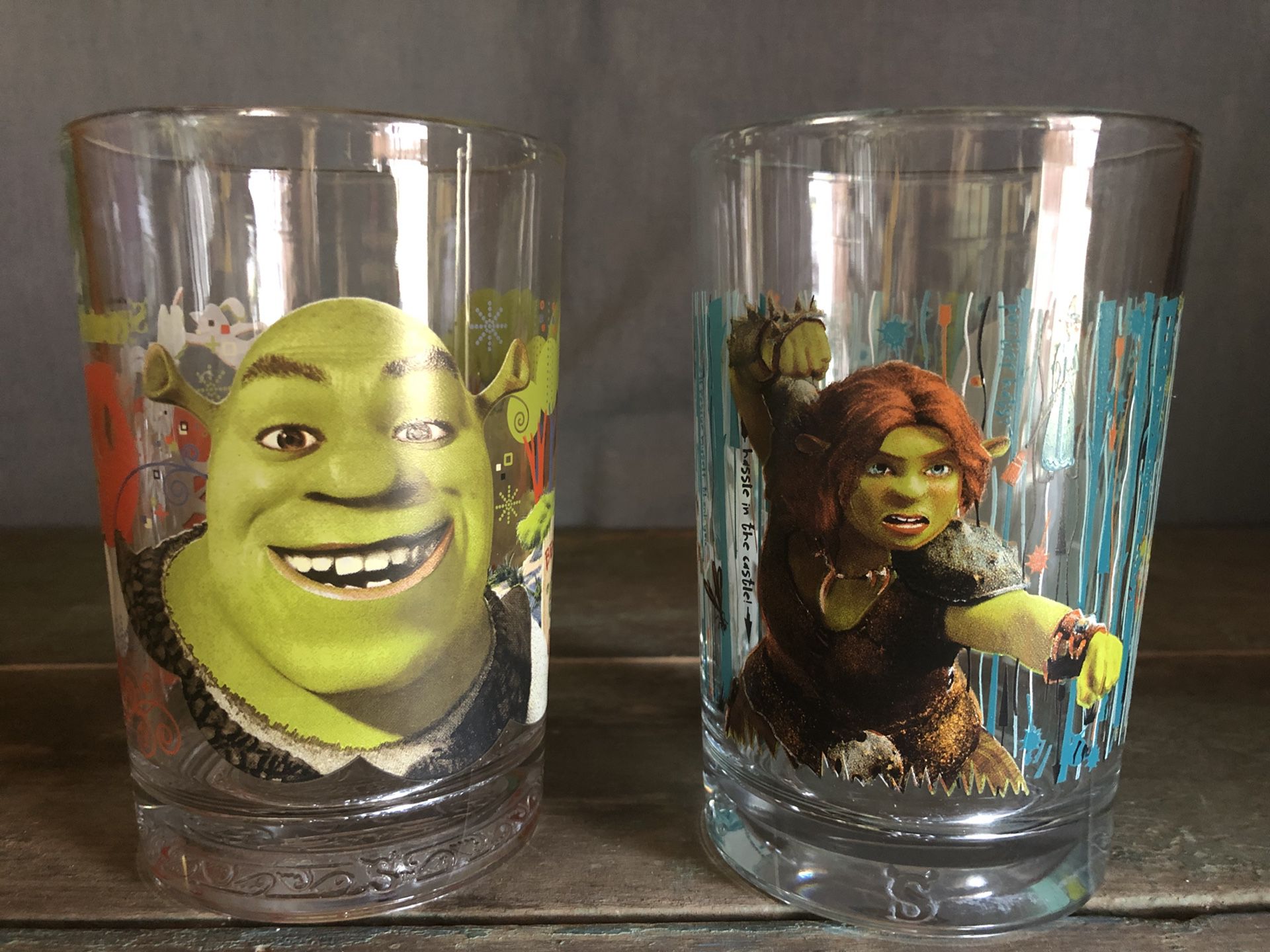 Set of 2 Collectable Shrek Glasses