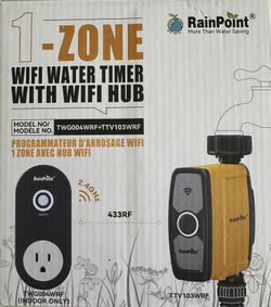 RainPoint 1-ZONE WIFI WATER TIMER WITH WIFI HUB