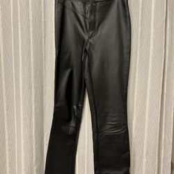 Guess Black Leather Pants Women’s 