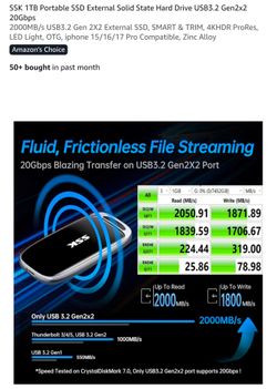 1TB SSK SD501 SSD