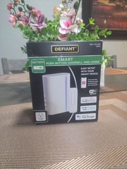 Defiant Smart Push-Button Doorbell and Chime