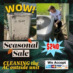 Cleaning AC Outside Init