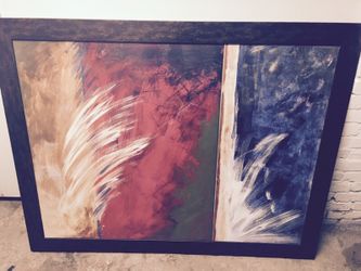 Large framed original painting