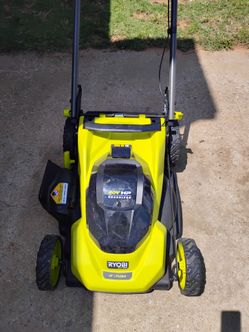 New Ryobi 20" 40v LawnMower with battery,, no charger, no bag