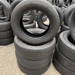 4 Llantas 255/60/19 95% De Vida 