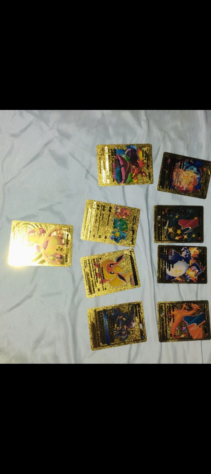 Pokemon V-Gold V-max 9 Set Cards