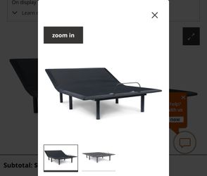 Adjustable King size base