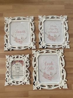 Baby shower signs
